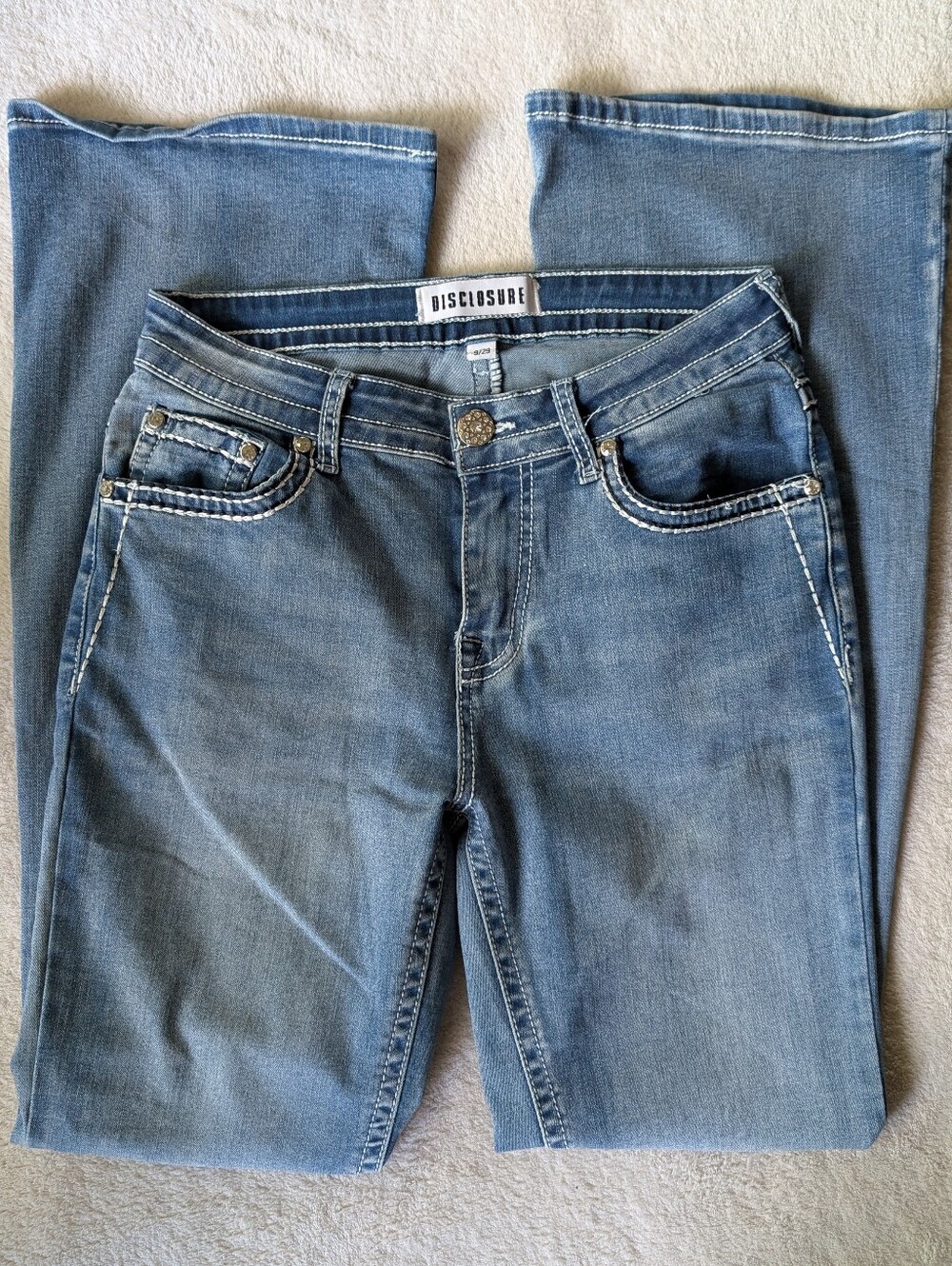 Disclosure Women's Light Blue Bootcut Jeans, Size 9/29